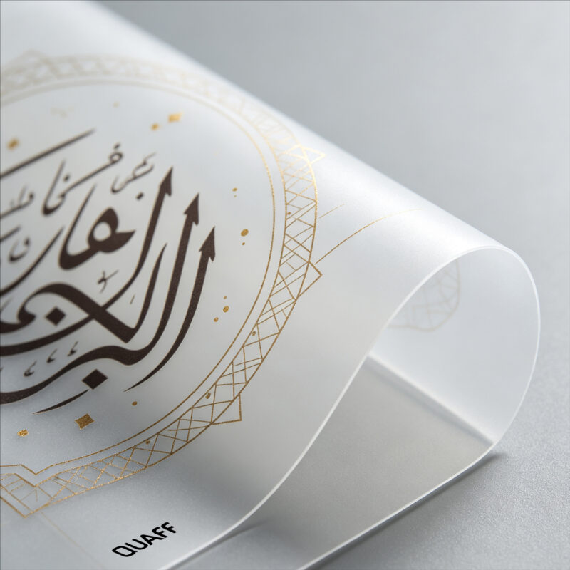 QUAFF Vinyl Static Cling Decals With Prayers Printed